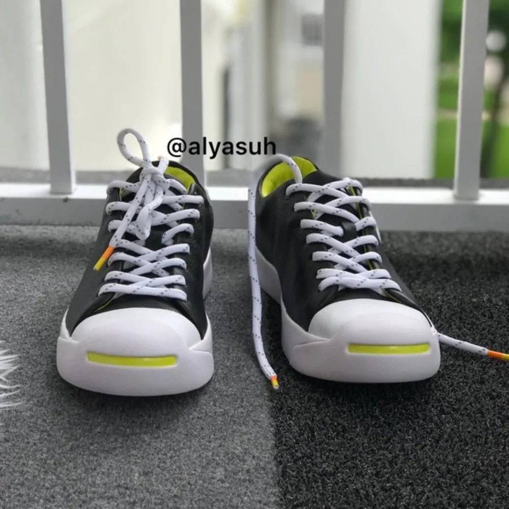 Converse JP Modern LE Black Yellow Shoes Women's AUTHENTIC Size 6.5 158343C